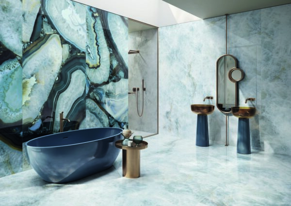 EMILCERAMICA TELE DI MARMO AGATE AZURE FULL LAPPATO - Afbeelding 2