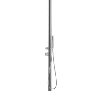 Aquanovo Buiten & Binnendouche Bari RVS Geborsteld